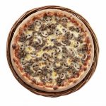 پیتزا گوشت و قارچ 